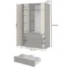 Obrazek Szafa 3d3s Mola 19 Dąb Dunin/Beż