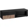 Obrazek Szafka RTV Cannes Zmwdv Cs RTV Black/Viking/Marble Black