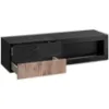 Obrazek Szafka RTV Cannes Zmwdv Cs RTV Black/Viking/Marble Black
