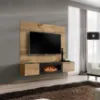 Obrazek Szafka RTV + Panel Biokominek Switch Wt Sw Prk Wotan