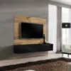 Obrazek Szafka RTV + Panel Switch Wtz Sw Pr1 Wotan/Czarny