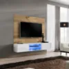 Obrazek Szafka RTV + Panel Switch Wtw Sw Pr3 + Led Wotan/Bílá
