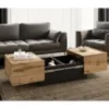 Obrazek Stolik Kawowy Eko 96  Dąb Wotan/Czarny Onyx