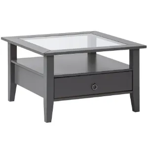 Stolik Kawowy 29086510 Provence 1 Sosna Szary