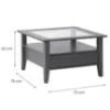 Obrazek Stolik Kawowy 29086510 Provence 1 Sosna Szary