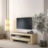 Obrazek Szafka RTV Cuba Ii 40 Dąb Sambal/Czarny