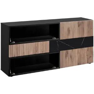 Obrazek Komoda Cannes Zmwdv Cs Sb Black/Viking/Marble Black