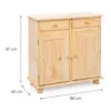 Obrazek Komoda 30500000 Pamina 2d Natural