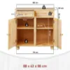 Obrazek Komoda 30500000 Pamina 2d Natural