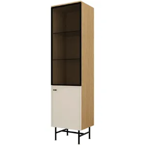 Obrazek Witryna Elora 3l/P Dąb Wiosenny/Macadamia