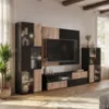 Obrazek Witryna Cannes Cs Wsw-K Black/Viking/Marble Black