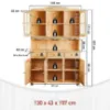 Obrazek Kredens 30500020 Toscana Sosna Natural Lakier