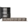 Obrazek Meblościanka Gina Sgms Gn Clay Grey/Marble Black