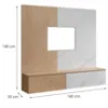 Obrazek Meblościanka Noir I Dcmw Nr1 Cremona Oak/Marble White
