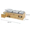 Obrazek Łóżko 30400630 Claas 90x200 Natural
