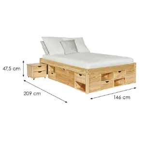 Obrazek Łóżko 30400640 Claas 140x200 Natural