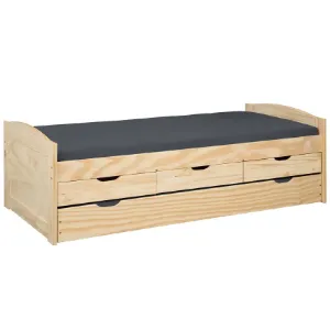 Obrazek Łóżko 30500245 Marinella 90x200 + Szuflada Natural