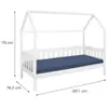 Obrazek Łóżko 40101080 Funky Housebed 90x200 Biały