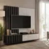 Obrazek Meblościanka Noir Ii Dgmw Nr2 Graphite Oak/Marble Black