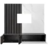 Obrazek Meblościanka Noir Ii Dgmw Nr2 Graphite Oak/Marble Black