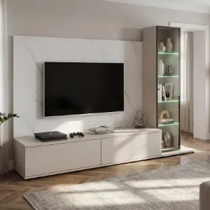 Obrazek Meblościanka Glam I Ccmw Gl2 Kaszmir/Marble Bianco