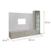 Obrazek Meblościanka Glam I Ccmw Gl2 Kaszmir/Marble Bianco