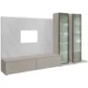 Obrazek Meblościanka Glam Ii Ccmw Gl3 Kaszmir/Marble Bianco