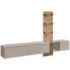 Obrazek Meblościanka Luzz Sgce Lz Clay Grey/Coast Evoke Oak