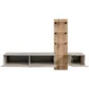 Obrazek Meblościanka Luzz Sgce Lz Clay Grey/Coast Evoke Oak