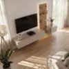 Obrazek Meblościanka Luzz Sgce Lz Clay Grey/Coast Evoke Oak