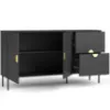 Obrazek Komoda Mond 2D 2SZ 03-B czarna