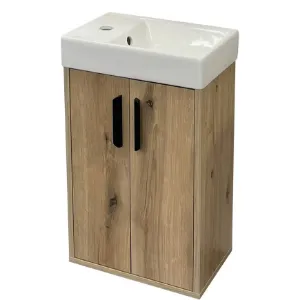 Obrazek Szafka wisząca pod umywalkę Nova mini 40 dąb evoke