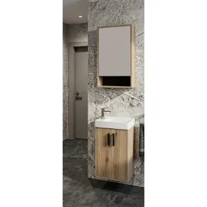 Obrazek Szafka wisząca pod umywalkę Nova mini 40 dąb evoke