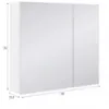 Obrazek Szafka lustrzana Malaga E50 biała 521667