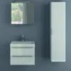 Obrazek Szafka lustrzana Malaga E50 biała 521667