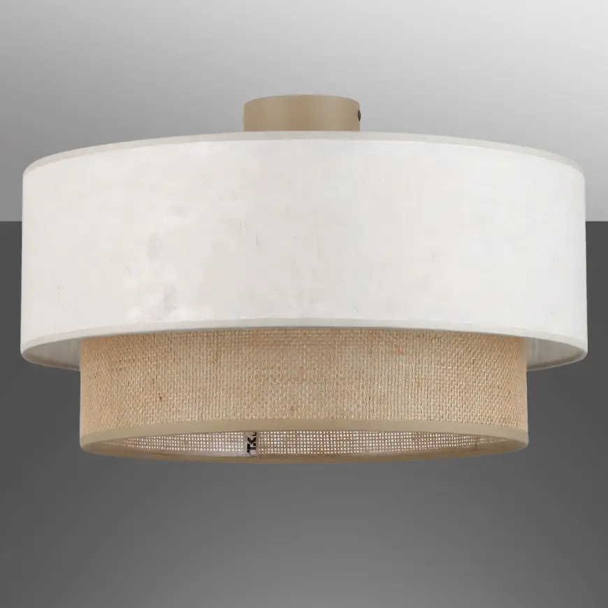 Lampa DUO 11752 MINI JUTA LINEN 1XE27