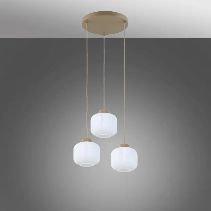 Lampa GROOVE 11735 SABIA/BIAŁY RYFEL PL3