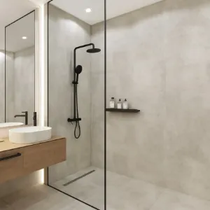Obrazek Panel ścienny SPC Concrete Mote 120x265cm 4mm