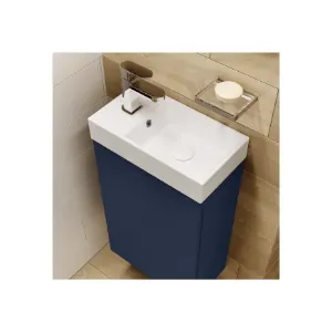 Obrazek Szafka wisząca z umywalką Small Basic D40 Niebieska