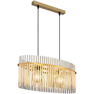 Obrazek Lampa wisząca 15698H3M Gold LW2