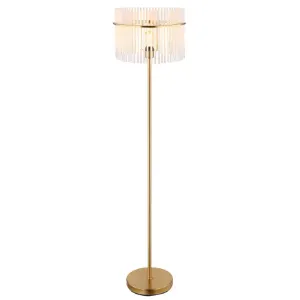 Obrazek Lampa podłogowa 15698SM Gold LP1