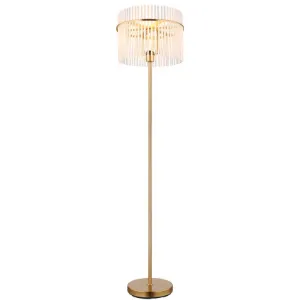 Obrazek Lampa podłogowa 15698SM Gold LP1