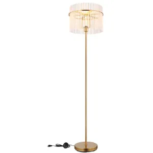 Obrazek Lampa podłogowa 15698SM Gold LP1