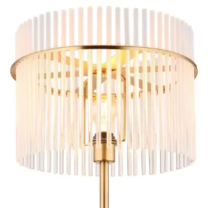 Obrazek Lampa podłogowa 15698SM Gold LP1