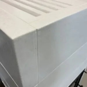 Obrazek Piec stalowo-kaflowy Erfurt lewy perlwhite 10 kW