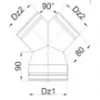 Obrazek Trójnik Y 150 2X125/DPO62