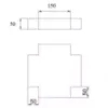 Obrazek Czwórnik 150x50 DPP10
