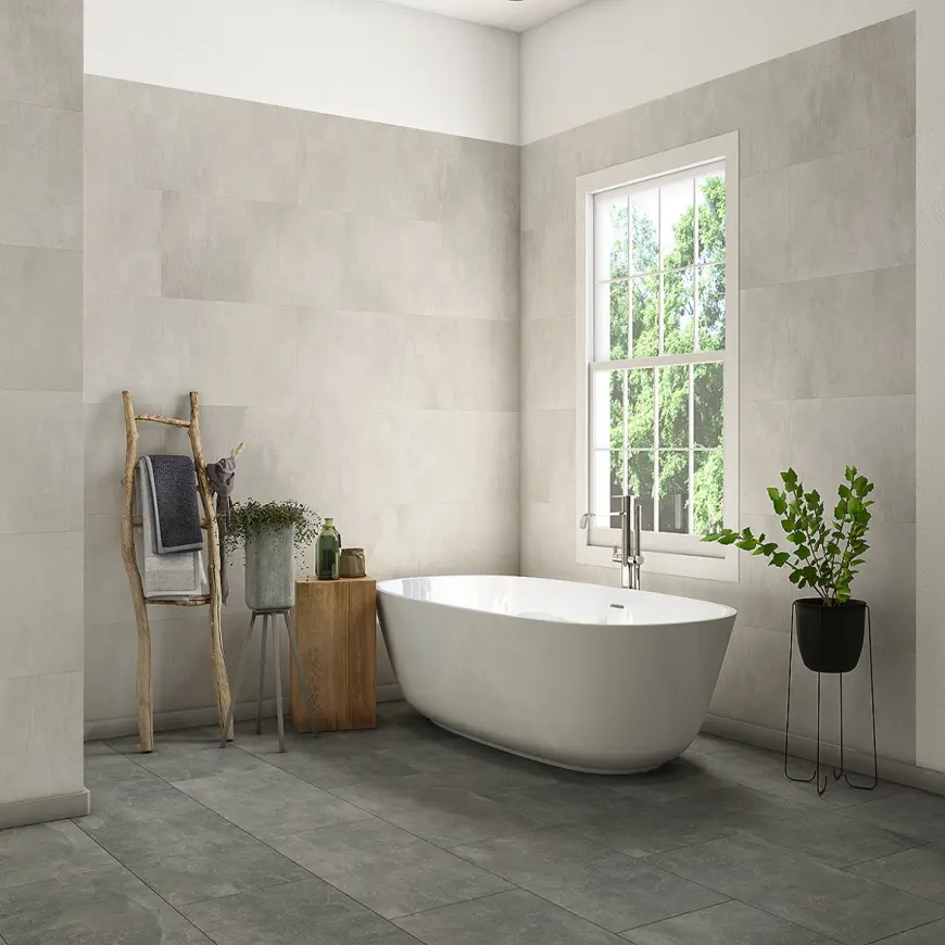 Panel ścienny SPC 68092 Concrete Light Grey 39,2x118cm 3mm