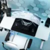 Obrazek Biurko Z Regulacją Wys. Diablo X-Tensio 1400 Białe