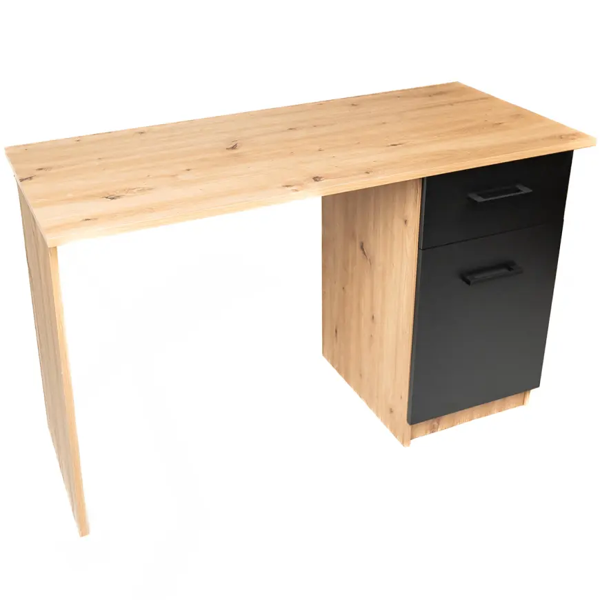 Biurko Rico Artisan/Czarny